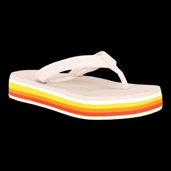NWT Hari Mari - Dunes Sunset Flip Flop - Cloud - Picture 1 of 6